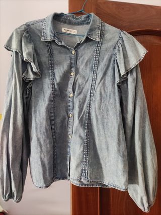 Camisa Denim PULL&BEAR 