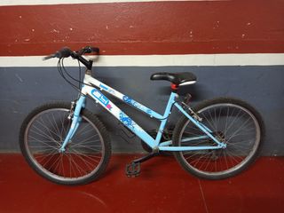 Bicicleta 24" azul-blanca