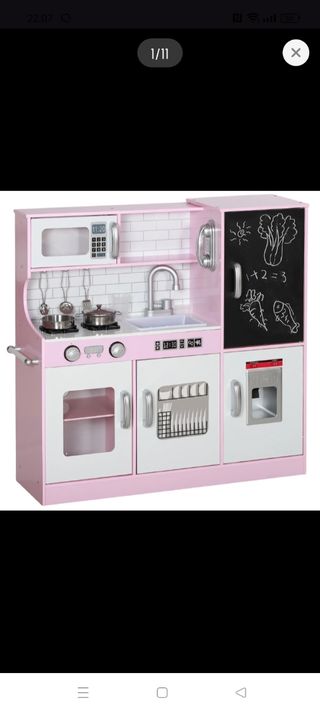 Cocinita infantil rosa | Juguete