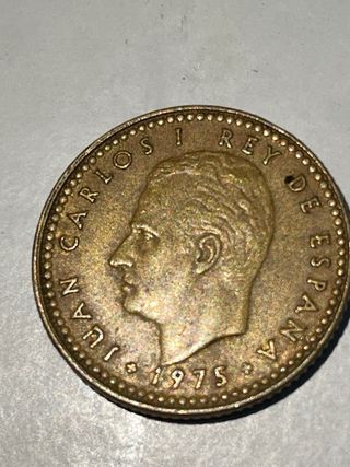 1 Peseta Juan Carlos I (1975) estrella 79