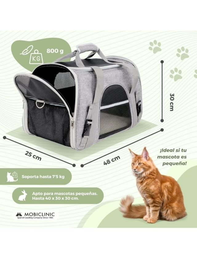 Transpotín perro gato plegable