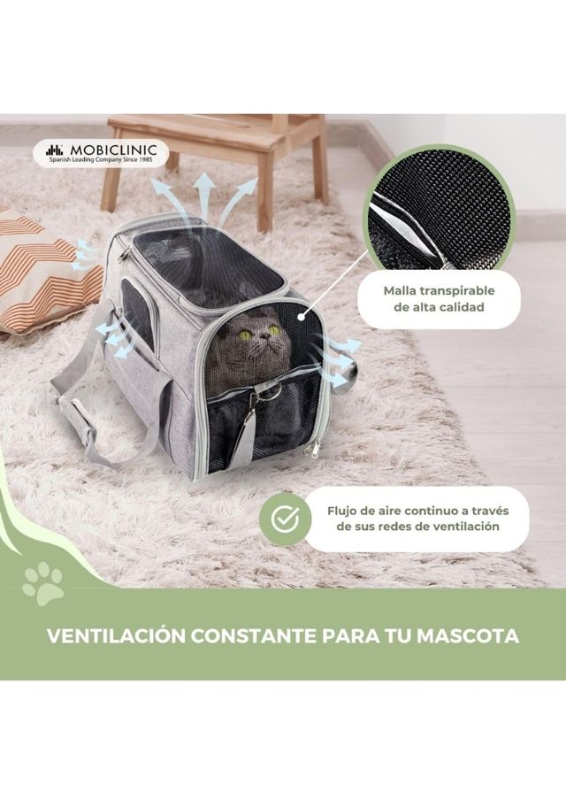 Transpotín perro gato plegable