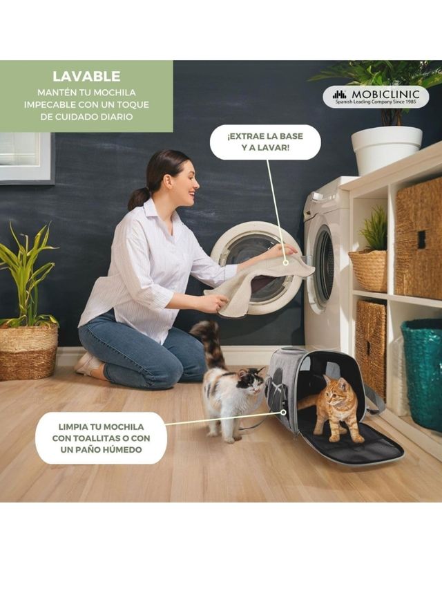 Transpotín perro gato plegable