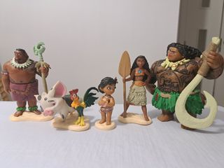 Figuras Vaiana Disney - 5 piezas
