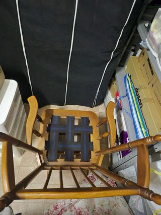 Silla mecedora madera maciza