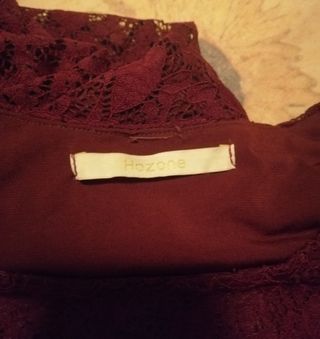Maglia pizzo rosso