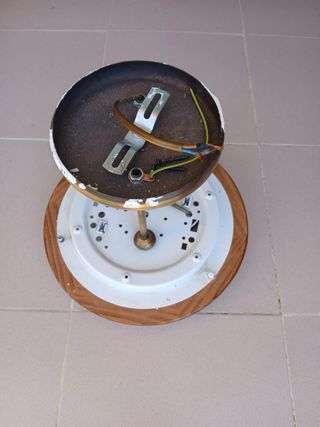 Lámpara vintage dormitorio