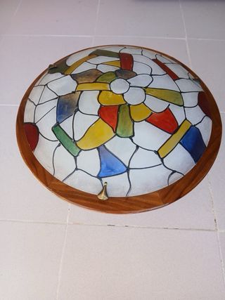 Lámpara vintage dormitorio