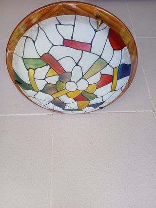 Lámpara vintage dormitorio