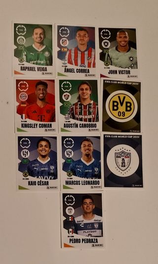 Lote de 67 cromos de la liga + Mundial de  clubes