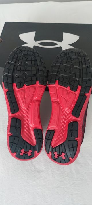 Zapatillas Under Armour Hombre Negras Rojas