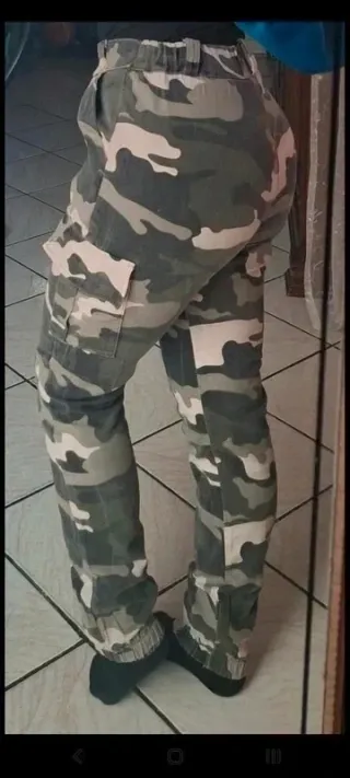 Pantaloni Cargo mimetici donna