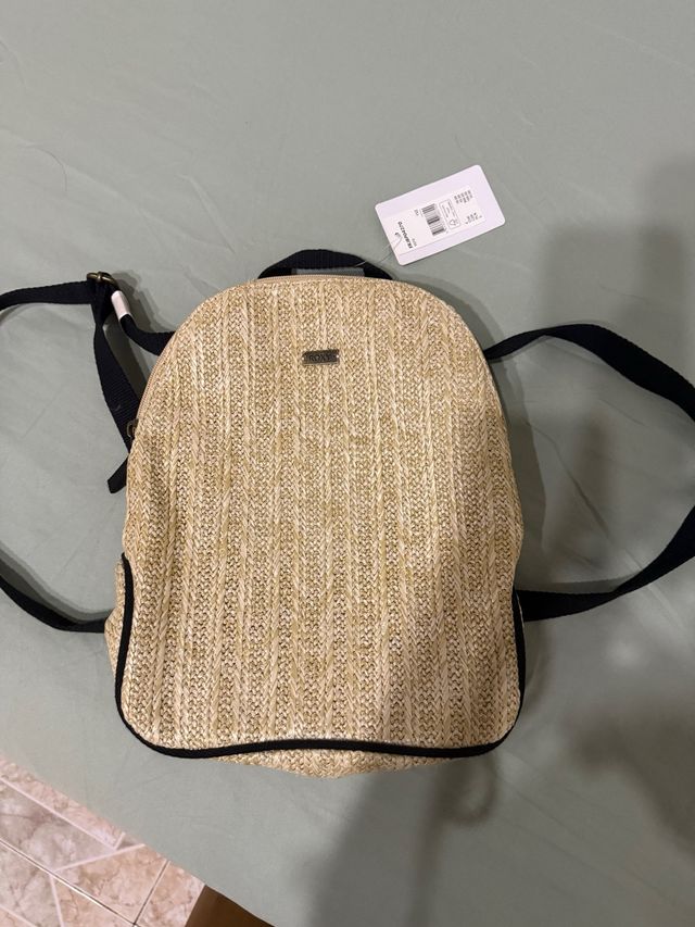 Mochila Roxy Fibra natural plastificada