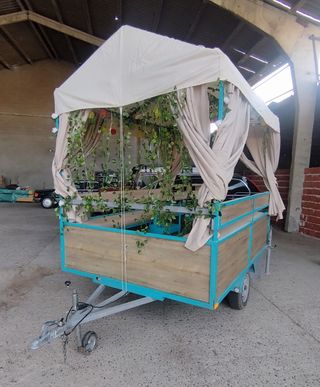 Remolque carroza romería