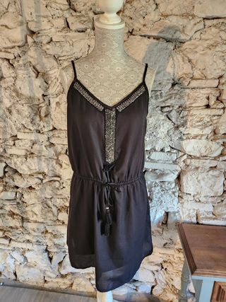 Vestido negro Mango - Talla S