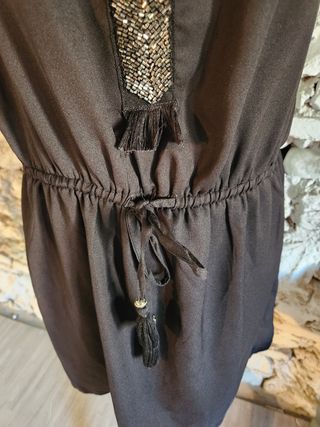Vestido negro Mango - Talla S