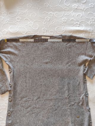 Camisola Oversized Cinza - Quentinha