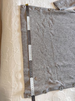 Camisola Oversized Cinza - Quentinha