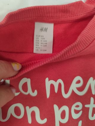 Pack 4 sudaderas niña 80-86-92 cm