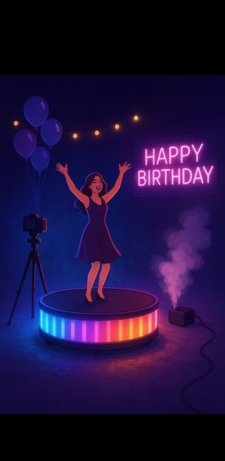 Fotomatón 360º - Plataforma giratoria