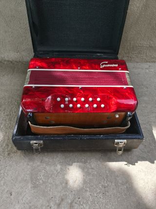 Acordeón Guerrini Rojo