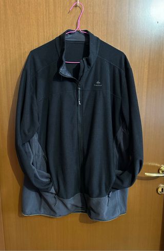 Felpa Decathlon Quechua uomo mezza stagione