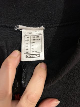Pile Decathlon uomo nero