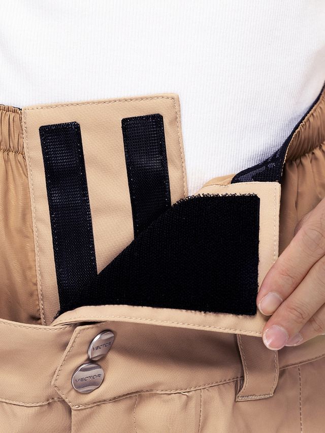 Pantalones nieve beige