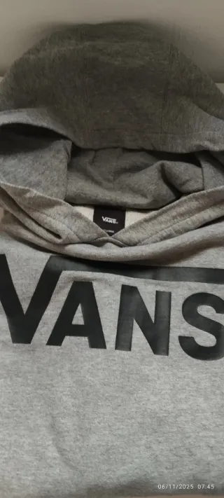 Sudadera Vans adolescente Talla XL niño - Gris