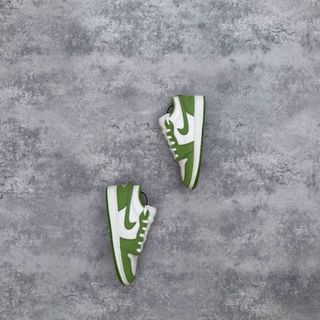 Nike Air Jordan 1 Low GS - Verde Oliva
