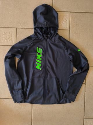 Felpa Nike con cappuccio blu e verde