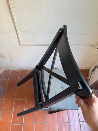 4 sillas  INGOLF Ikea - Negra