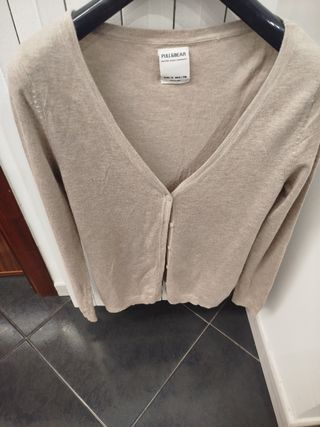 Shorts Alcott blu e grigio tg S , +cardigan.