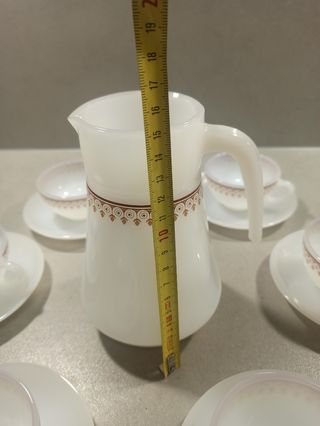 Juego café vintage blanco