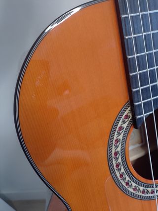 Guitarra flamenca autoamplificada 
