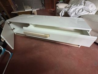 Mesa comedor extensible blanca