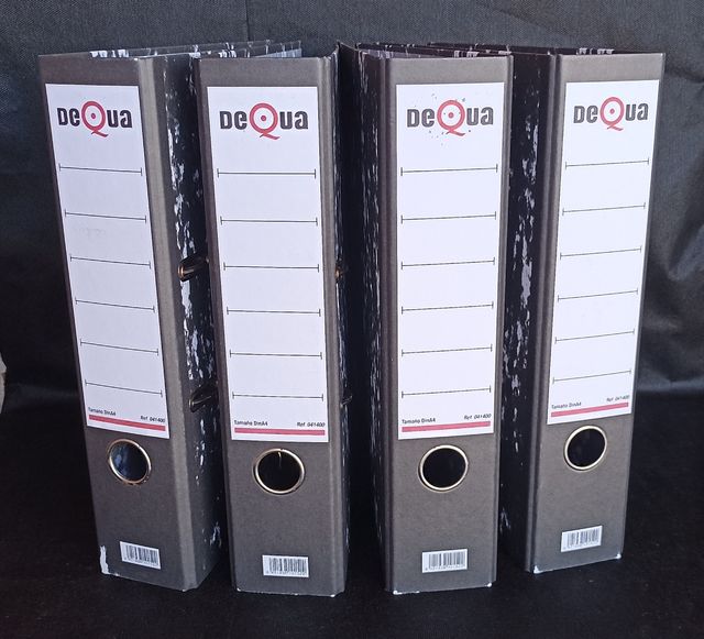 4 Archivadores A-Z Tamaño A4