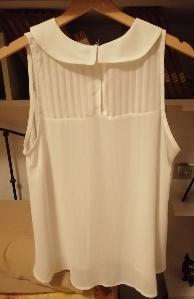 Camicetta bianca ampia tg S/M
