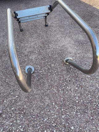 Escalera piscina acero inoxidable