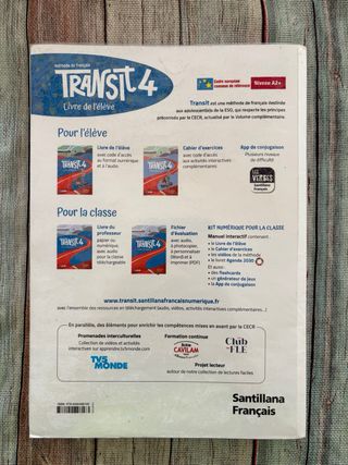 Libro francés 4 eso Santillana 