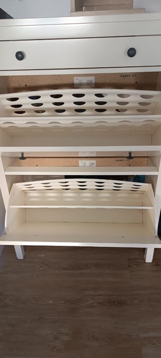 Zapatero HEMNES Ikea blanco