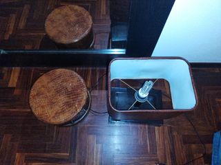 Cajonera & Lámpara de Madera