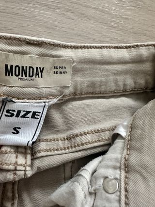 Lote pantalones: beige, negro