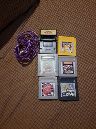 GAME BOY COLOR verde con juegos 