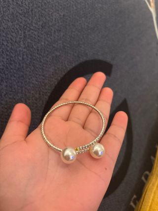 Brazalete Cristian Lay Plata Perla