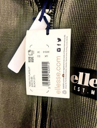 Talla XS/34. Mono corto de algodón ELLESSE