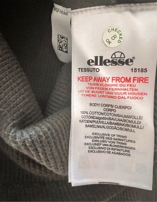 Talla XS/34. Mono corto de algodón ELLESSE