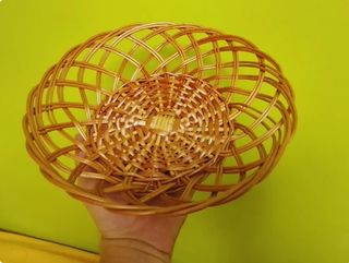Panera mimbre - cesta mimbre centro de mesa