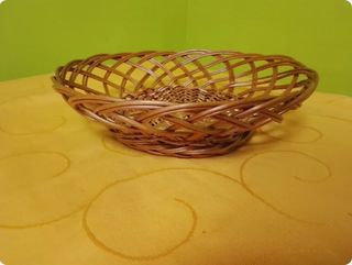 Panera mimbre - cesta mimbre centro de mesa