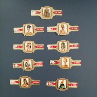 Vitolas La Fama. Serie Egipto. Años 60